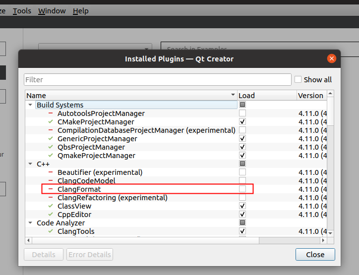 qtcreator-disable-clangcodemodel